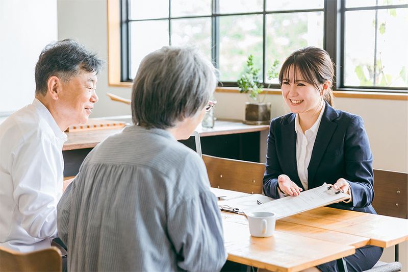 ご家族の事前相談の様子